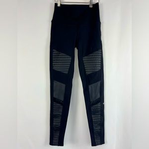 Alo Moto legging, Black; small